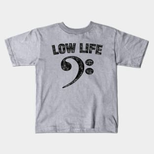 Low Life Bass Clef Kids T-Shirt